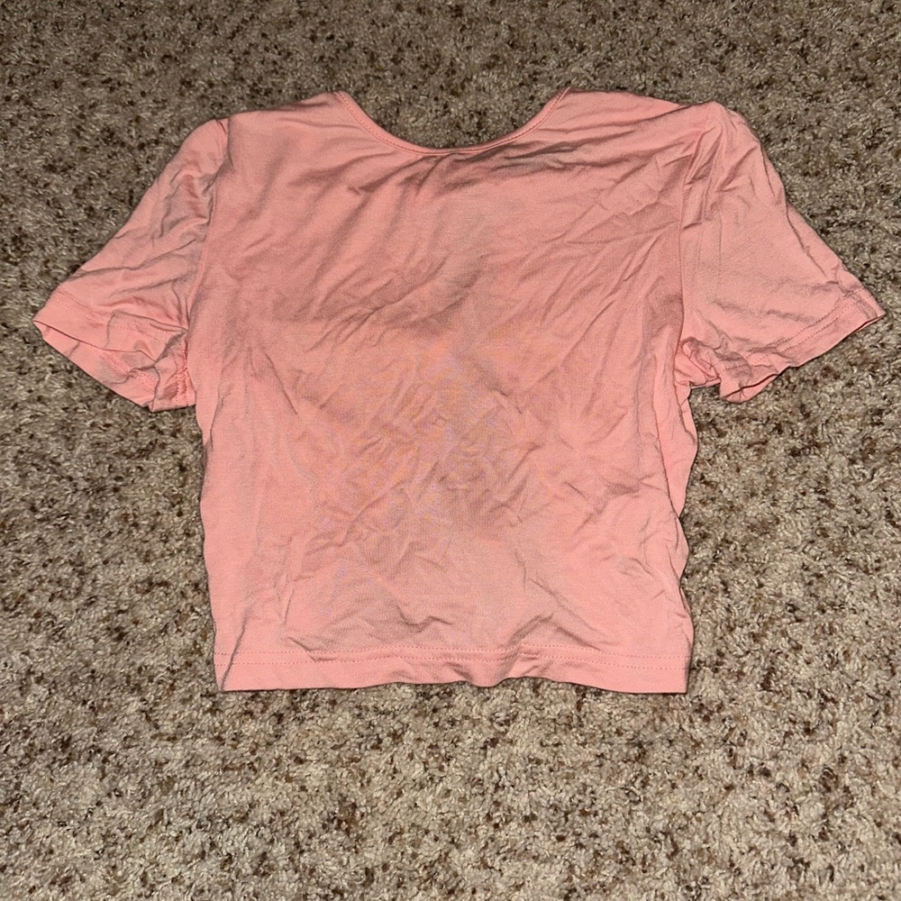 SHEIN Coral Short Sleeve Tee